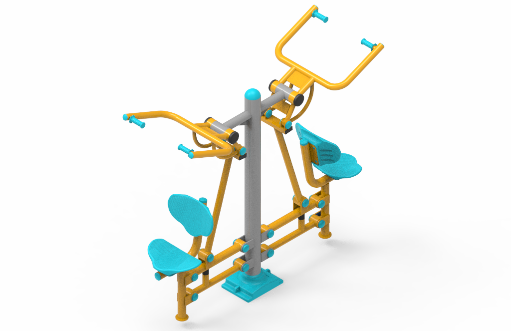 İkili Vucut Gelistirme Aleti KLF-11 | Dış Mekan Spor Aletleri | Erse Kent Mobilyaları